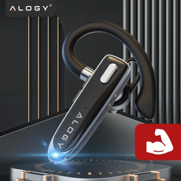 Kabelloses Headset für Bluetooth 4.0-Anrufe, Auto-Headset mit Display V8 Schwarz