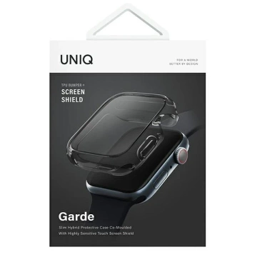UNIQ Garde Schutzhülle für Apple Watch Series 7/8 41mm grau/rauchgrau
