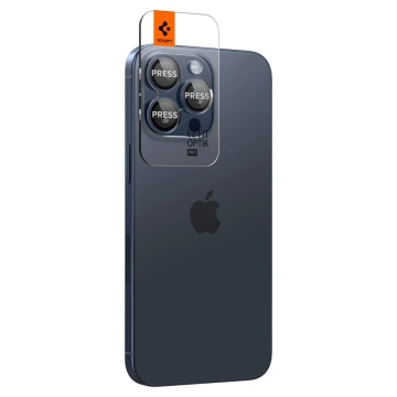 KAMERAABDECKUNG SPIGEN OPTIK.TR „EZ FIT“ KAMERASCHUTZ 2ER-PACK IPHONE 14 PRO / PRO MAX / 15 PRO / PRO MAX BLAU TITAN