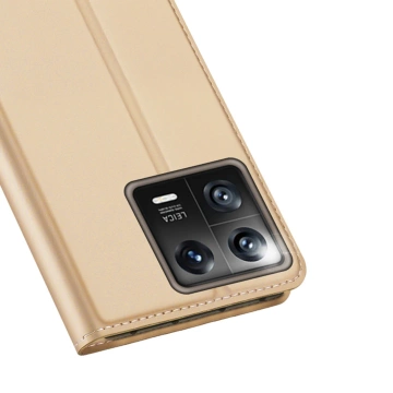 Dux Ducis Skin Pro Hülle Xiaomi 13 Flip Card Wallet Gold Ständer