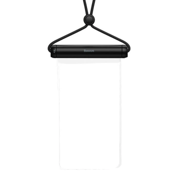 Baseus Cylinder universelle wasserdichte Hülle für Smartphones (schwarz)