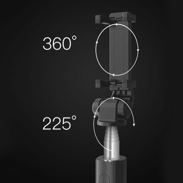 Pole Selfie Stick Stativhalter Bluetooth Wireless L01S Wireless Schwarz