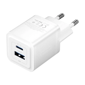 Vention FEQW0-EU USB-C USB-A GaN 30W Wandladegerät Weiß