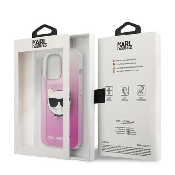 Karl Lagerfeld KLHCP13XCTRP iPhone 13 Pro Max 6,7 "Hardcase Pink / Pink Choupette Head