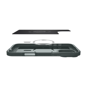 Spigen Optik Armor Mag MagSafe iPhone 16 Pro Max Hülle Green Abyss