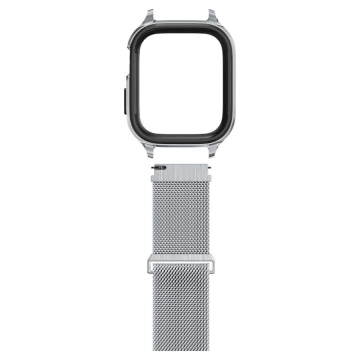 Pasek Spigen Metal Fit "Pro" für Apple Watch 4/5/6/7/8/SE (44/45 mm) Silber