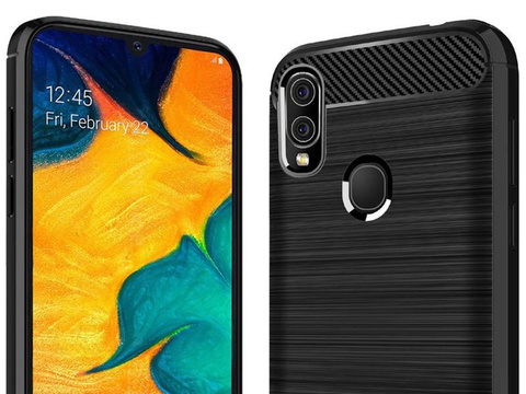 Alogy Rugged Armor Hülle für das Samsung Galaxy A30 / A20 / M10S schwarz