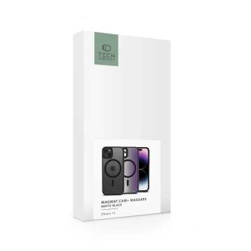 Etui Magmat Cam Magsafe für Apple iPhone 15 Mattschwarz
