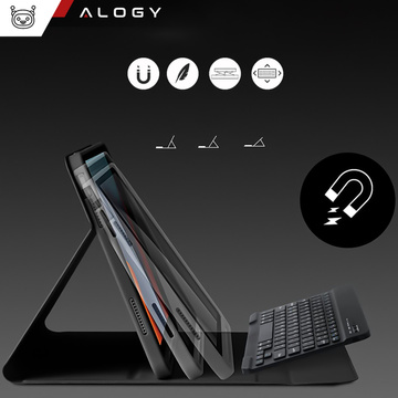 Alogy Tastaturhülle mit Stifthalter für Apple iPad 10.9 2022 Schwarz