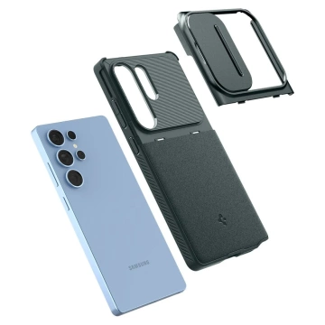 Etui für Samsung Galaxy S25 Ultra Abyss Green Spigen Optik Armor