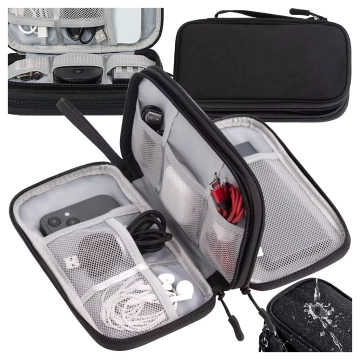 Laptop-Hülle, MacBook Air Pro 13,3 Zoll Alogy Hartschaum-Tasche, Schutzhülle für 13–14 Zoll Laptops, Schwarz