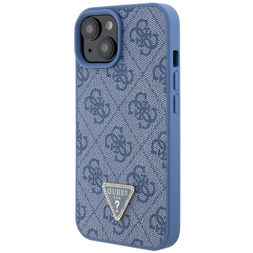 Etui Guess GUHCP15SP4TDSCPB für iPhone 15 6,1" niebieski/blue hardcase Crossbody 4G Metal Logo