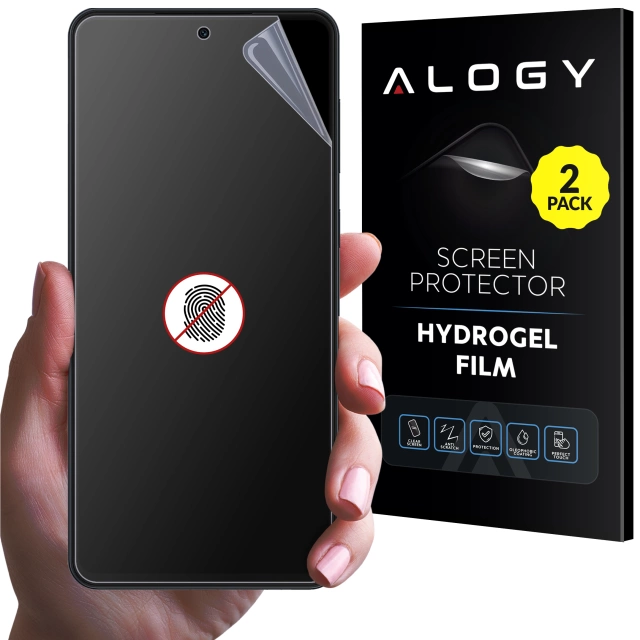 2x Folia "MATOWA" do Samsung Galaxy M55s Hydrożelowa Alogy HydroSkin Matte Pro™ na ekran do etui "BEZ ODCISKU PALCÓW"