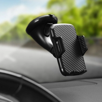 FORCELL F-GRIP Carbon HT1 Autohalterung für Windschutzscheibe/Bord Schwarz