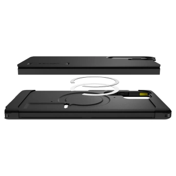 Galaxy S25 Ultra Spigen Tough Armor MagSafe Schwarze Schutzhülle