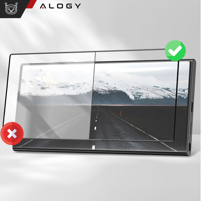 Szkło hartowane do etui Alogy Full Glue case friendly do Samsung Galaxy S24 Ultra Czarne