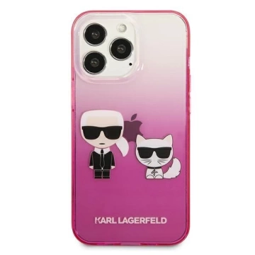 Karl Lagerfeld KLHCP13LTGKCP iPhone 13 Pro / 13 6.1 "Hardcase Pink / Pink Gradient Ikonik Karl