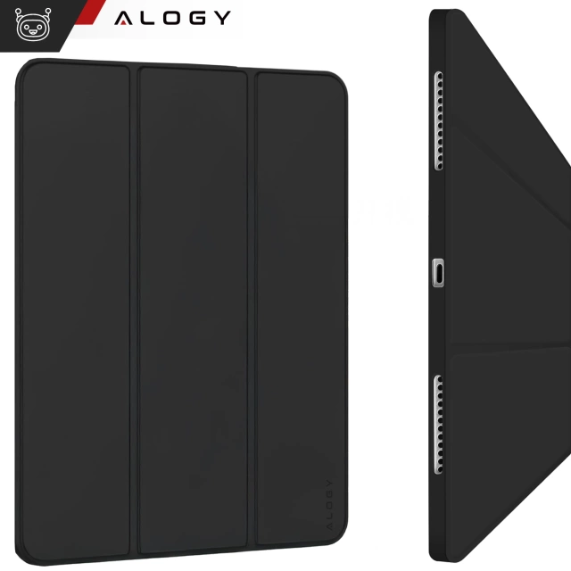 Etui ochronne z rysikiem do Apple iPad Pro 13" 2024 Alogy Book Cover Case obudowa na tablet Czarne
