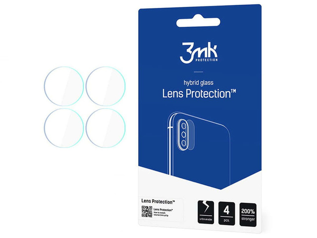 Szkło x4 na kamerę obiektyw 3mk Lens Protection do Xiaomi Poco F2 Pro