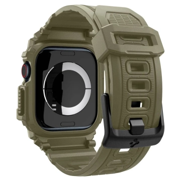 ETUI Z PASKIEM DO APPLE WATCH 10 (46MM) VINTAGE KHAKI SPIGEN RUGGED ARMOR PRO