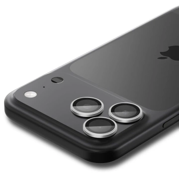 Osłona Aparatu Spigen Optik Pro Glas.TR EZ Fit iPhone 16/17 Pro Silver 2-Pack