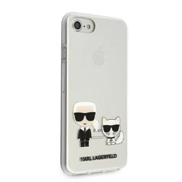 Handyschutzhülle Karl Lagerfeld KLHCI8CKTR für Apple iPhone 7/8/ SE 2020/2022 Hardcase Transparent Karl