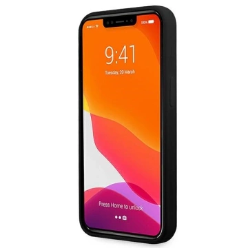 Hülle für Ferrari iPhone 13 Pro / 13 6.1" schwarz/schwarz Hardcase Silikon