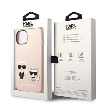 Etui Hardcase Karl Lagerfeld KLHMP14SSSKCI für iPhone 14 6,1" Silikon Karl
