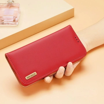 Dux Ducis Hivo Schutzhülle für Samsung Galaxy S23 Flip Cover Wallet Stand RFID Blocking braun