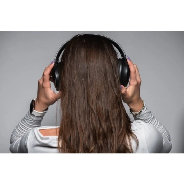 Forcell F-Audio Vibe ANC TUYA APP Kabellose On-Ear-Kopfhörer Schwarz