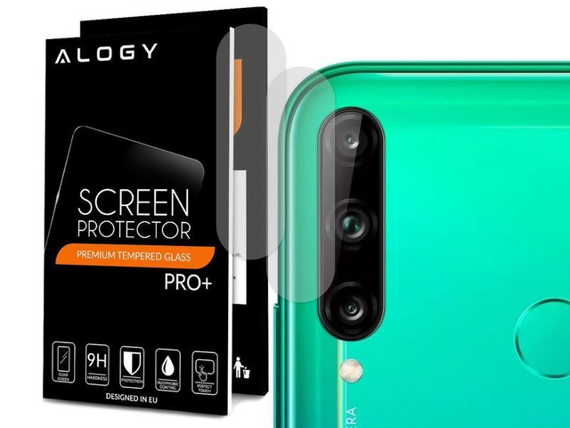Gehärtetes Glas x2 Alogie auf der hinteren Linse für Huawei P40 Lite E
