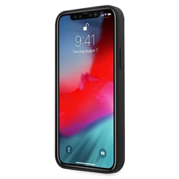 Silikon Tone On Tone Hardcase für iPhone 12 Pro Max schwarz/schwarz