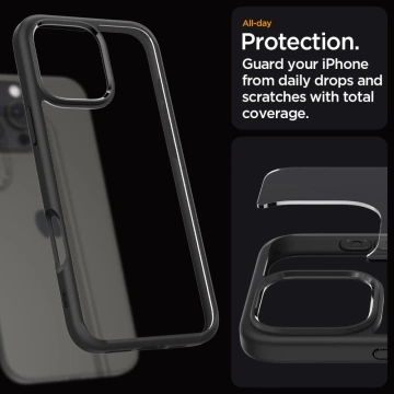 Etui Spigen Ultra Hybrid für Apple iPhone 16 Pro Max Mattschwarz