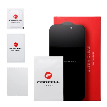 Panzerglas für iPhone 16 Pro Forcell Privacy Glass schwarz 9H