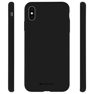 Mercury Silikon-Handyhülle für iPhone 13 Pro schwarz/schwarz