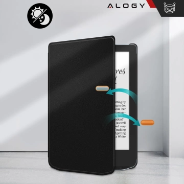 Etui ochronne na czytnik E-Book Alogy ProBook Cover obudowa do PocketBook Verse 629 / Verse Pro 634 / Verse Lite 619 Czarne