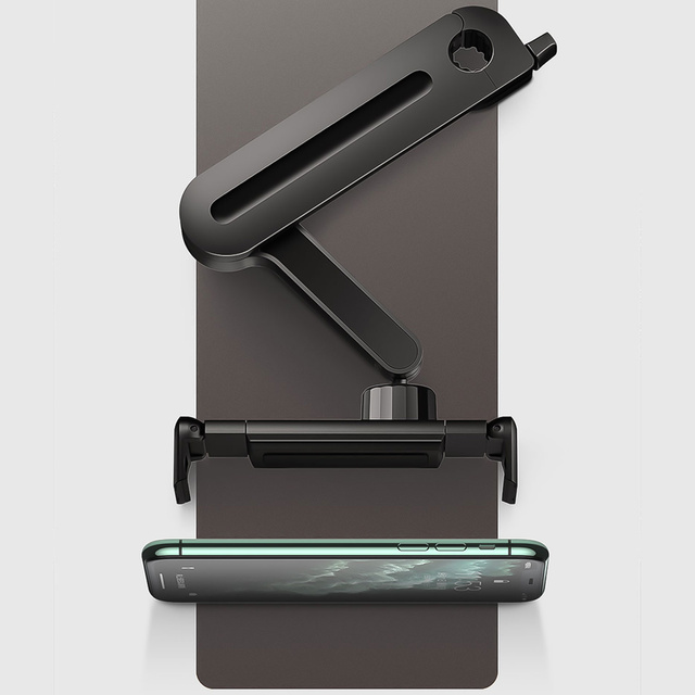 Uchwyt samochodowy na telefon tablet na zagłówek auta Car Holder regulowany 4.7-8" Czarny