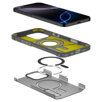 Etui Spigen Tough Armor „T“ Mag MagSafe iPhone 16 Pro Schwarz