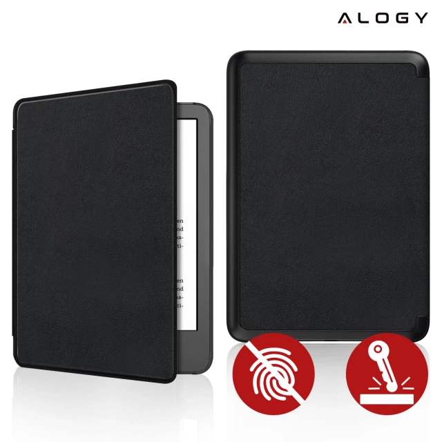 Etui ochronne na czytnik E-Book Alogy ProBook Cover obudowa do Kindle Paperwhite 6 2024 Czarne