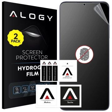2x Folia "MATOWA" do Oppo A17 Hydrożelowa Alogy HydroSkin Matte Pro™ na ekran do etui "BEZ ODCISKU PALCÓW"