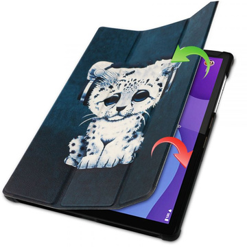 Etui Smart Case Alogie für Lenovo Tab M10 10.1 2ND Gen TB-X306 X/F/L Sad Cat