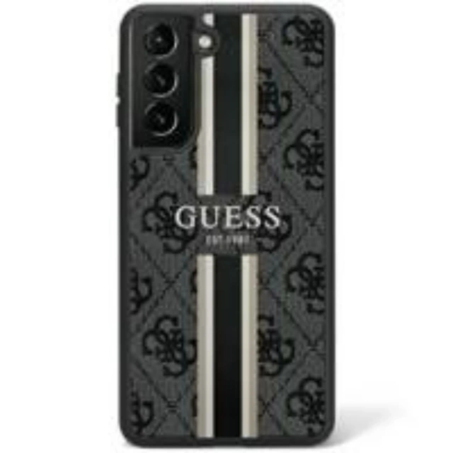 Etui Guess GUHCS23LP4RPSK do Samsung Galaxy S23 Ultra S918 czarny/black hardcase 4G Printed Stripe