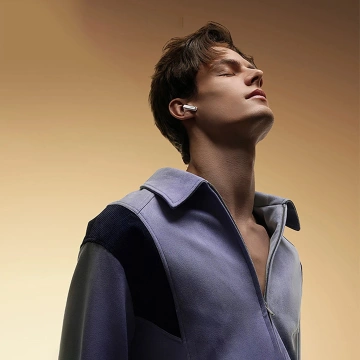 Słuchawki Baseus Bowie M2s Ultra TWS z ekranem LCD – białe