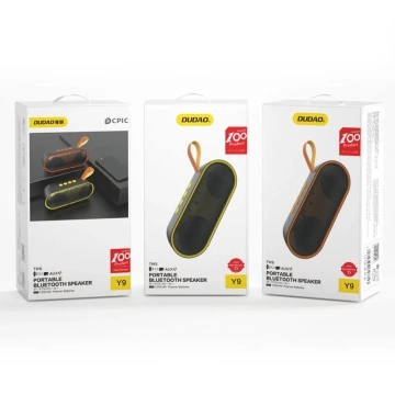 Dudao tragbarer drahtloser Bluetooth-Lautsprecher gelb (Y9 gelb)