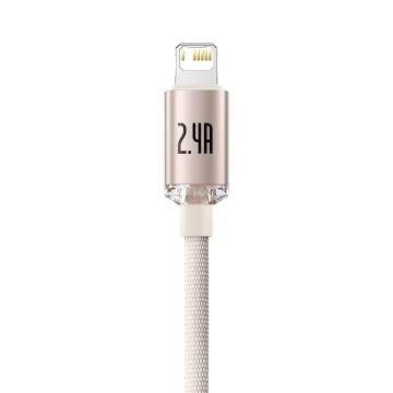 Baseus Crystal Shine Series Kabel USB - Lightning 2,4A 20W 2m rot (CAJY001204)