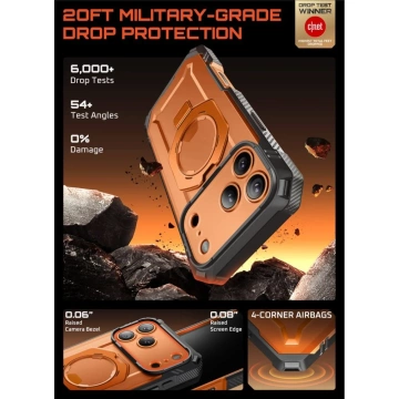 Etui Ochronne do iPhone 17 Pro Max Supcase UB Grip Pro Mag MagSafe Clear/Cora