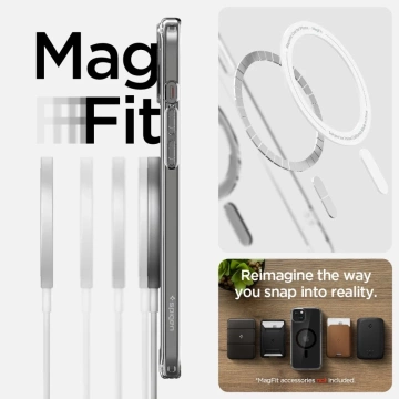 Etui Spigen Ultra Hybrid Mag für MagSafe für iPhone 15 schwarz