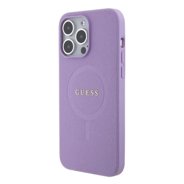 Guess GUHMP15XPSAHMCU Hülle für iPhone 15 Pro Max 6,7" Saffiano MagSafe