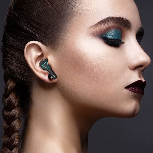 Słuchawki bezprzewodowe TWS Bluetooth 5.1 ze stacja ładującą Powerbank Czarne