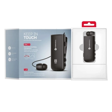 Kabellose Bluetooth 5.3 Forcell F-Audio Drive EarBud schwarz Schwarz